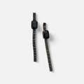 Midnight Noir Linear Crystal Earrings