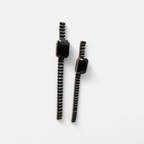 Midnight Noir Linear Crystal Earrings