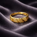 Golden Aurora Spark Ring
