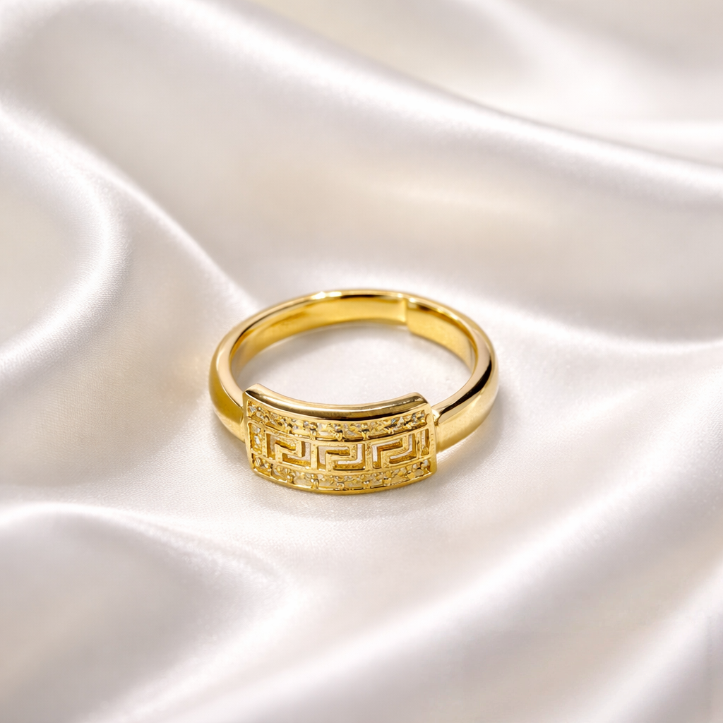 Versace gold ring