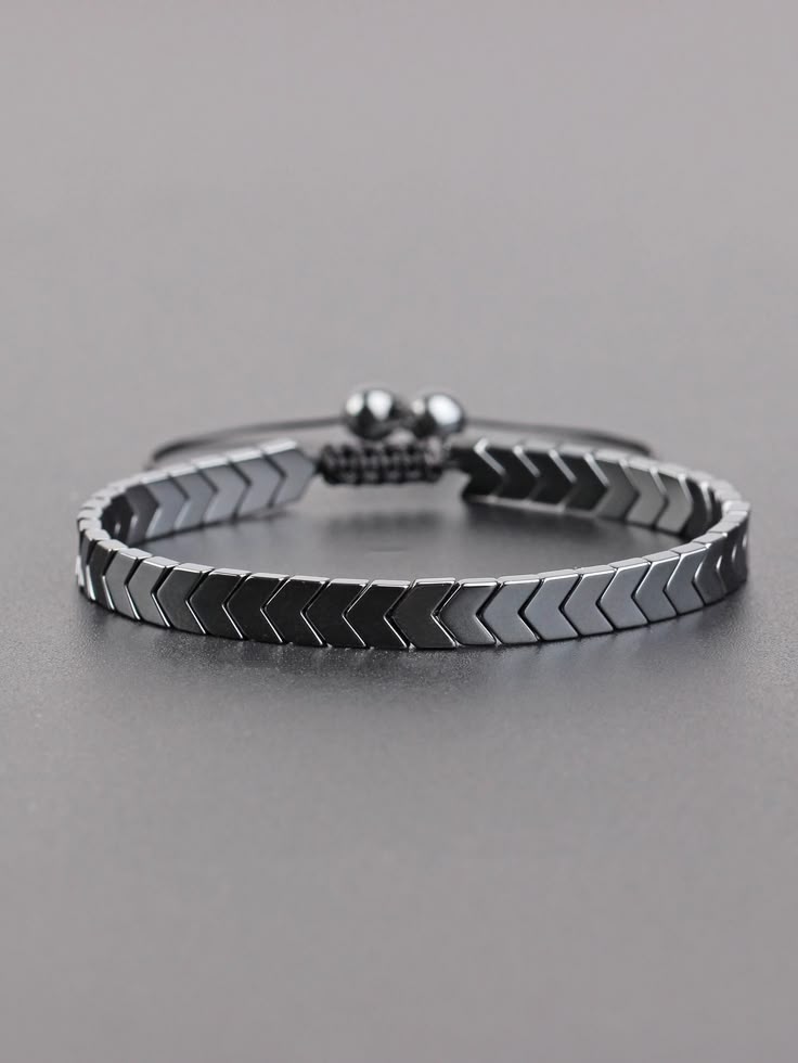 Hematite Adjustable bracelet