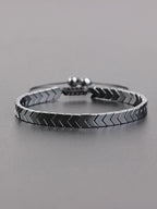Hematite Adjustable bracelet